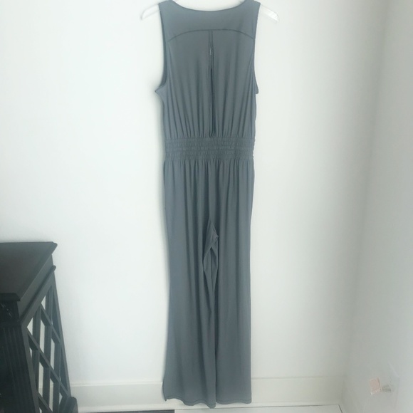 Lululemon Athletica Keep Cruising Jumpsuit 8 Steam Blue Sleeveless Side Slits - Picture 4 of 9